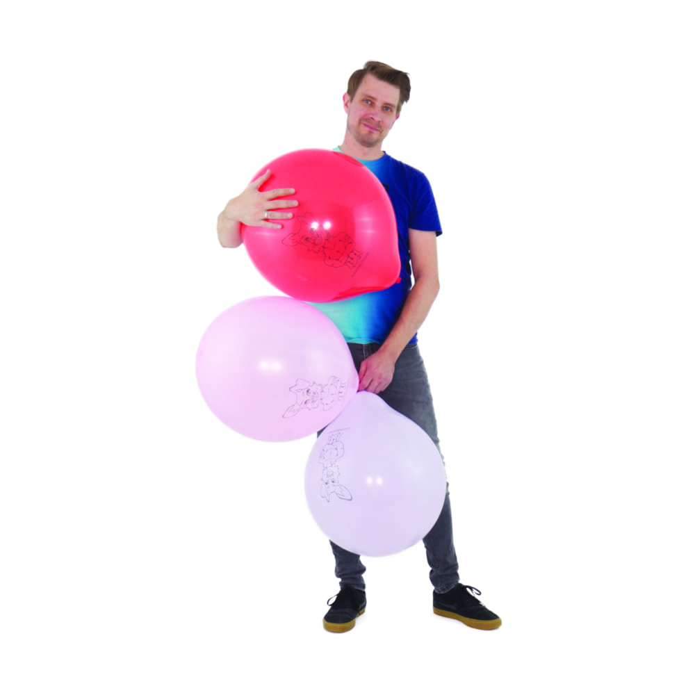 Rund Luftballon | CATTEX | 19'' | Farbmix | Furry Design