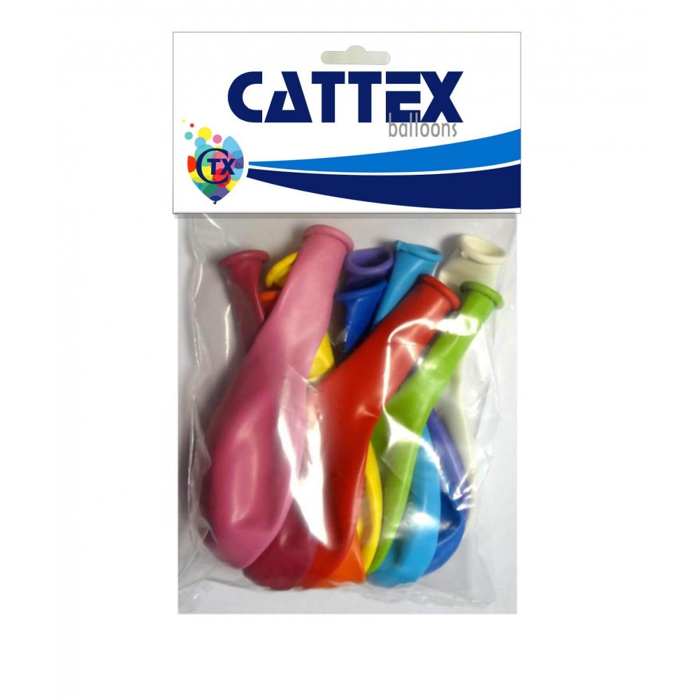 Rund Luftballon | CATTEX | 10'' | 10 Stück