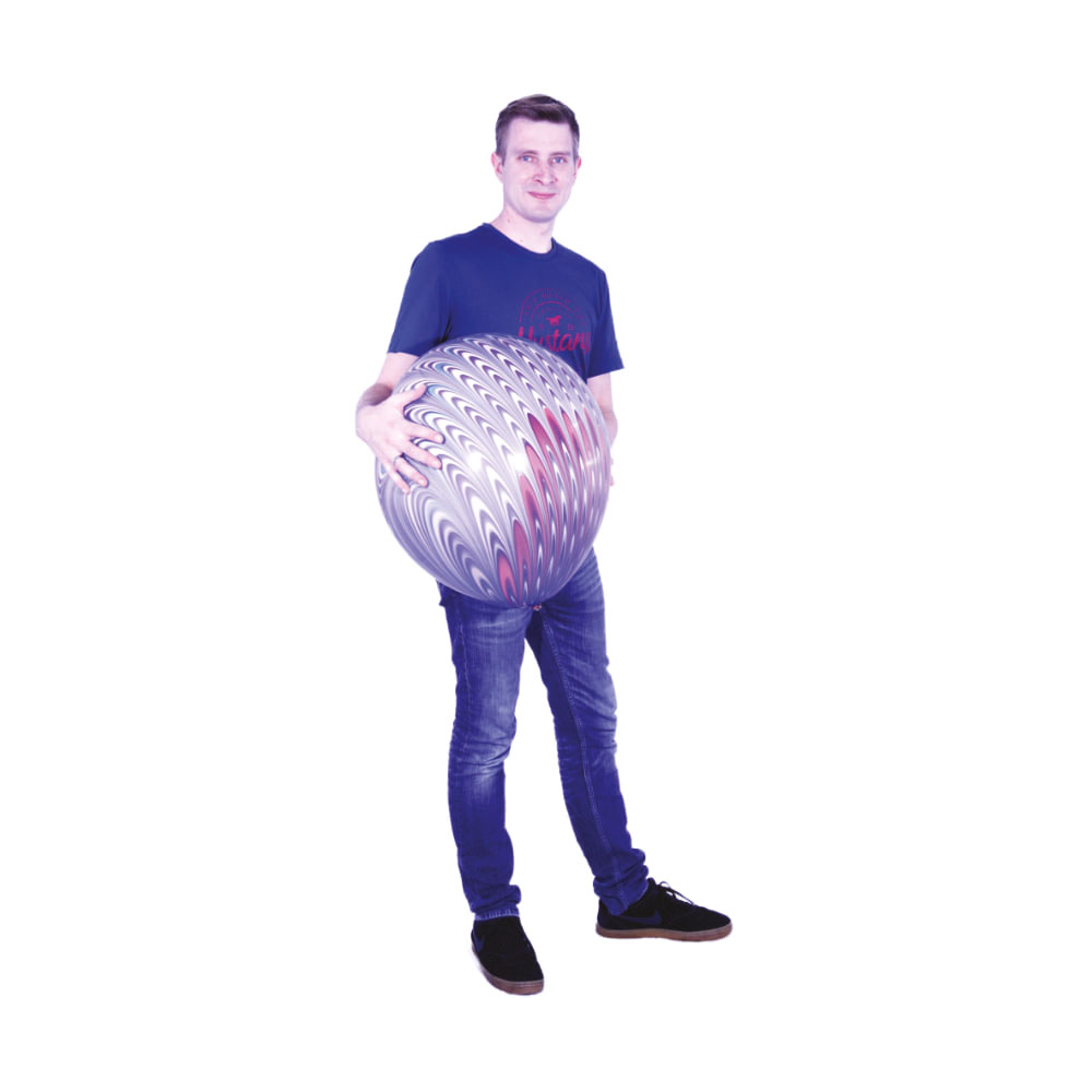 Rund Luftballon | SUZUKI | 18'' | Peacock Design