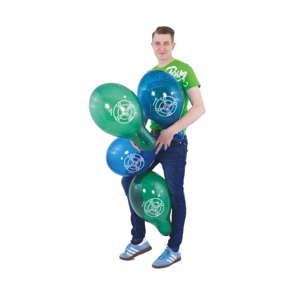 Rund Luftballon | BELBAL | 14'' | Zielscheiben Design